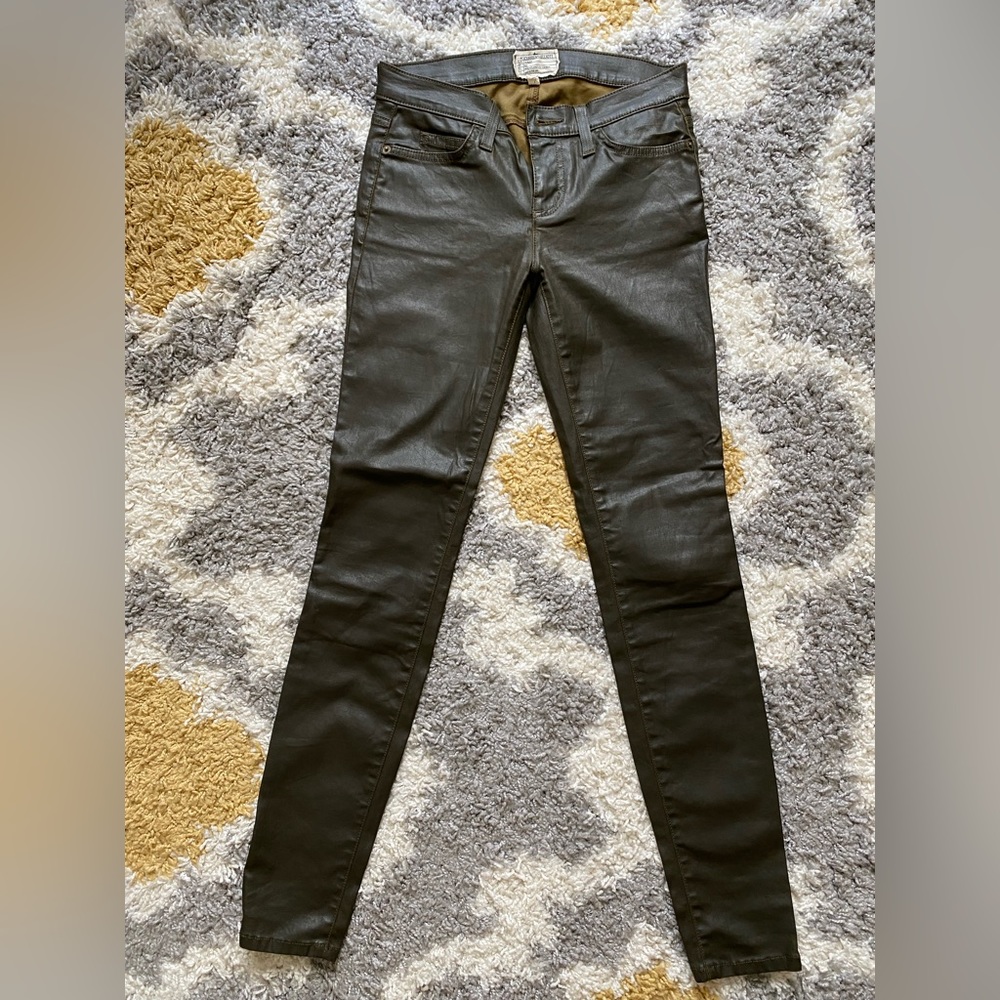 NWOT Current Elliot coated denim. Size 25